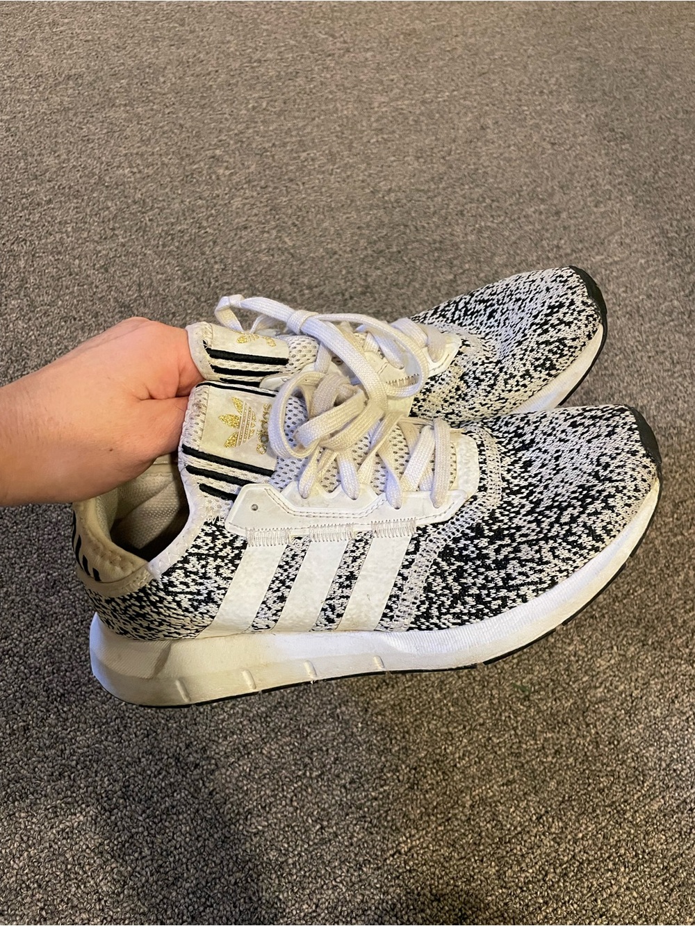 adidas Black & White Sneakers